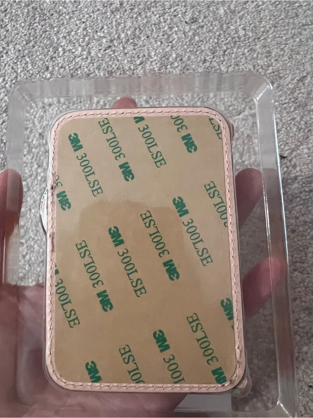 Tory Burch Pink Card Holder with Ice Cream Appliqué